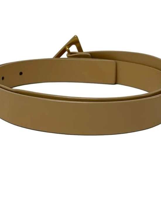 BOTTEGA VENETA Beige Gold Leather Hardware Belt main image 6